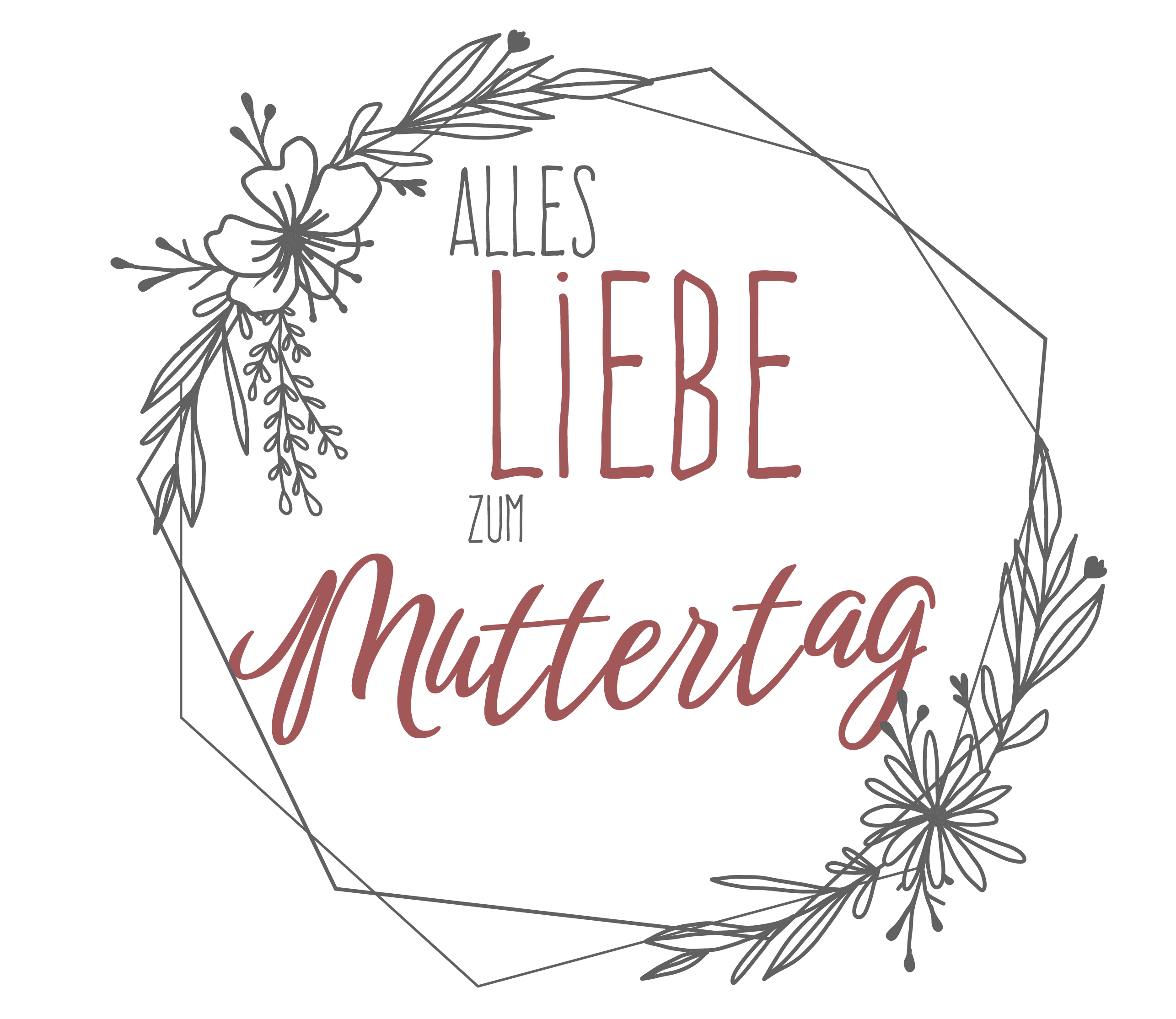 2026 Muttertag Querformat Zeichenfläche 1