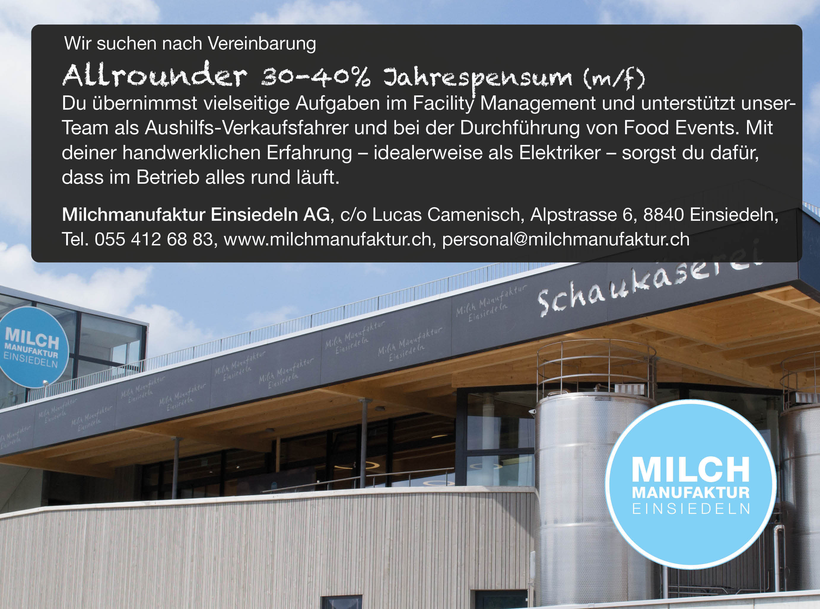 Stelleninserat Allrounder 2025