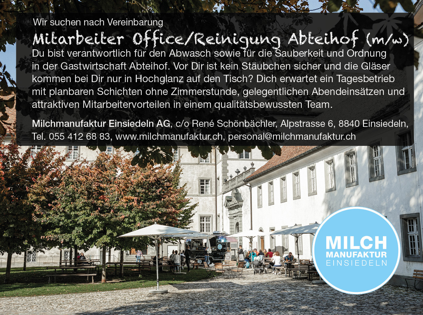 Stelleninserat Office Küche 2026