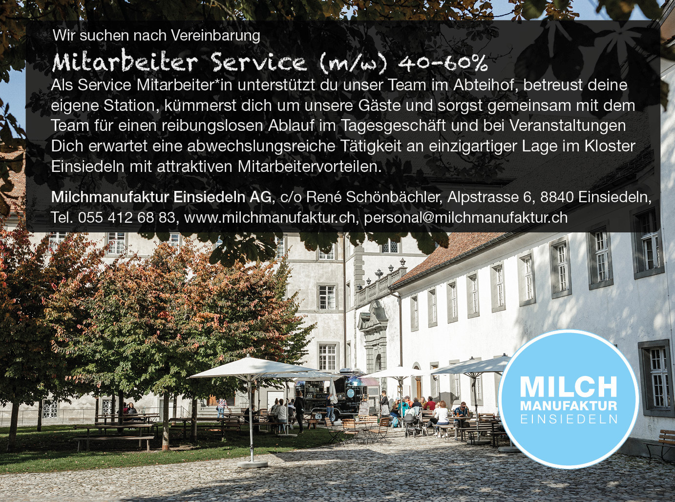 Stelleninserat Service 2026